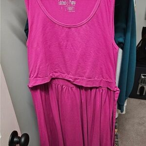 Latched Mama classic cotton nursing dress